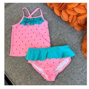 ❣️Carter's 2-Pc. Strawberry Swimsuit, Baby Girls❣️